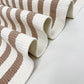 Woven Cotton Blend Classic Striped Rug