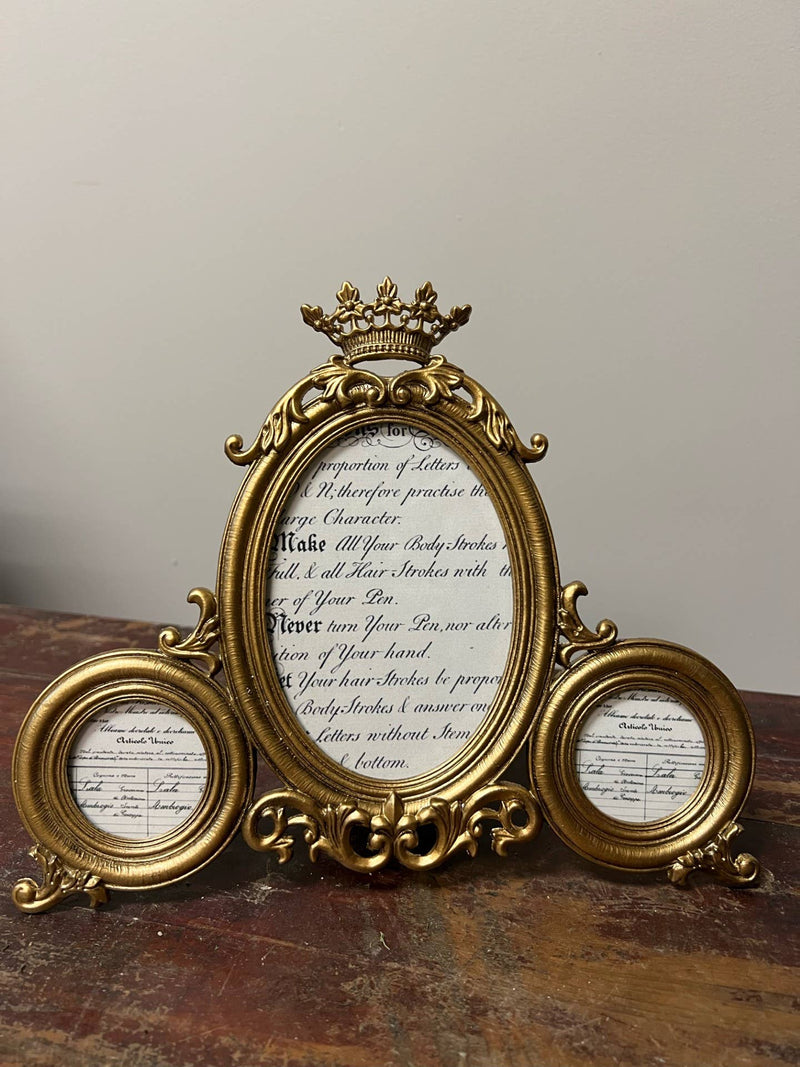 Vintage Crown Picture Frame