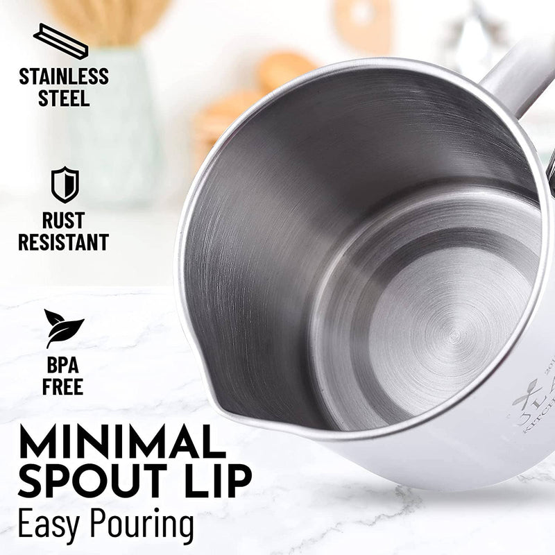 Bacon Grease Container With Strainer & Lid