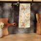 Chickadee Floral Kitchen Towel