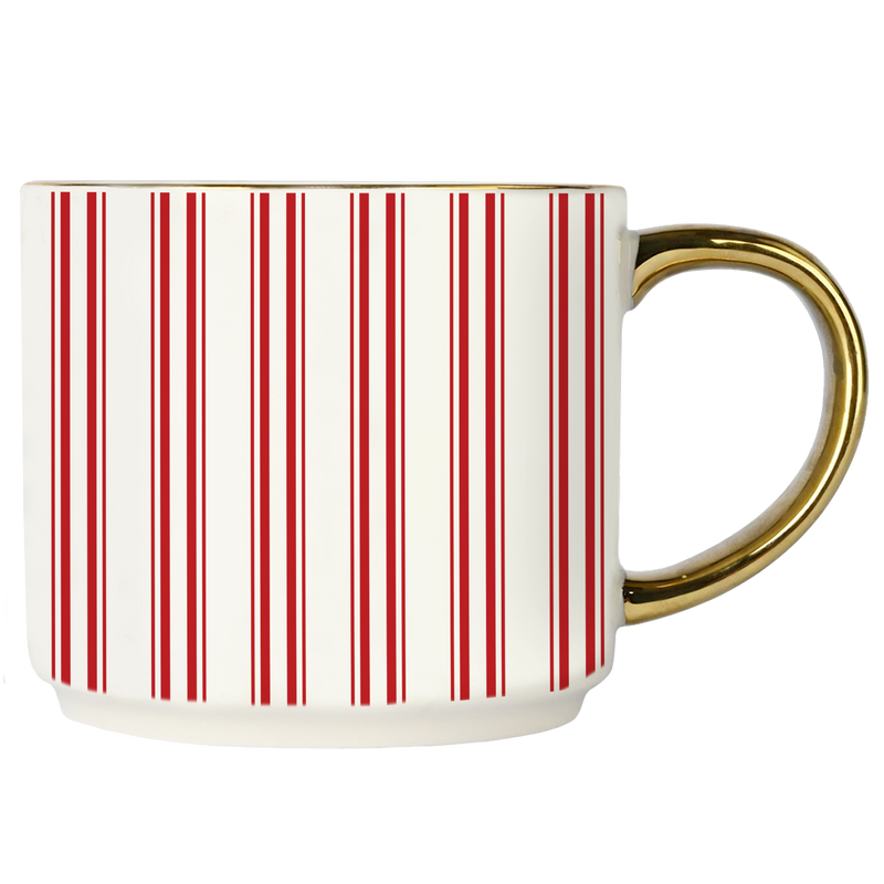 Red Stripe Coffee Mug