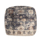 Vintage Floral Pouf Ottoman
