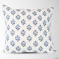 Isabella Floral Block Print Pillow Cover