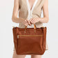 Codie Tote with Leather Accents