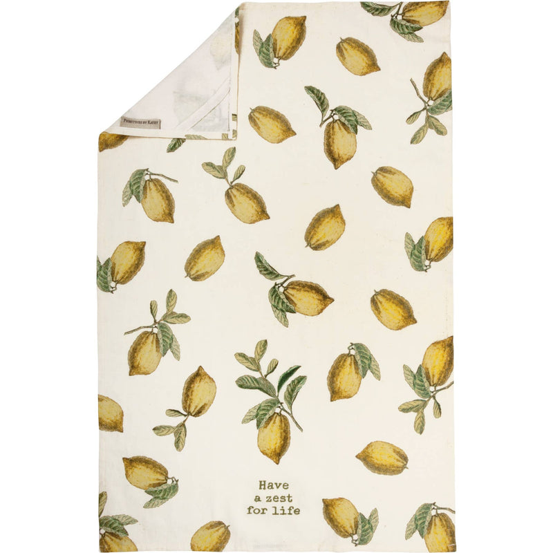 Have A Zest For Life Kitchen Towel