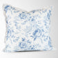 Charlotte Vintage French Floral Toile Pillow Cover