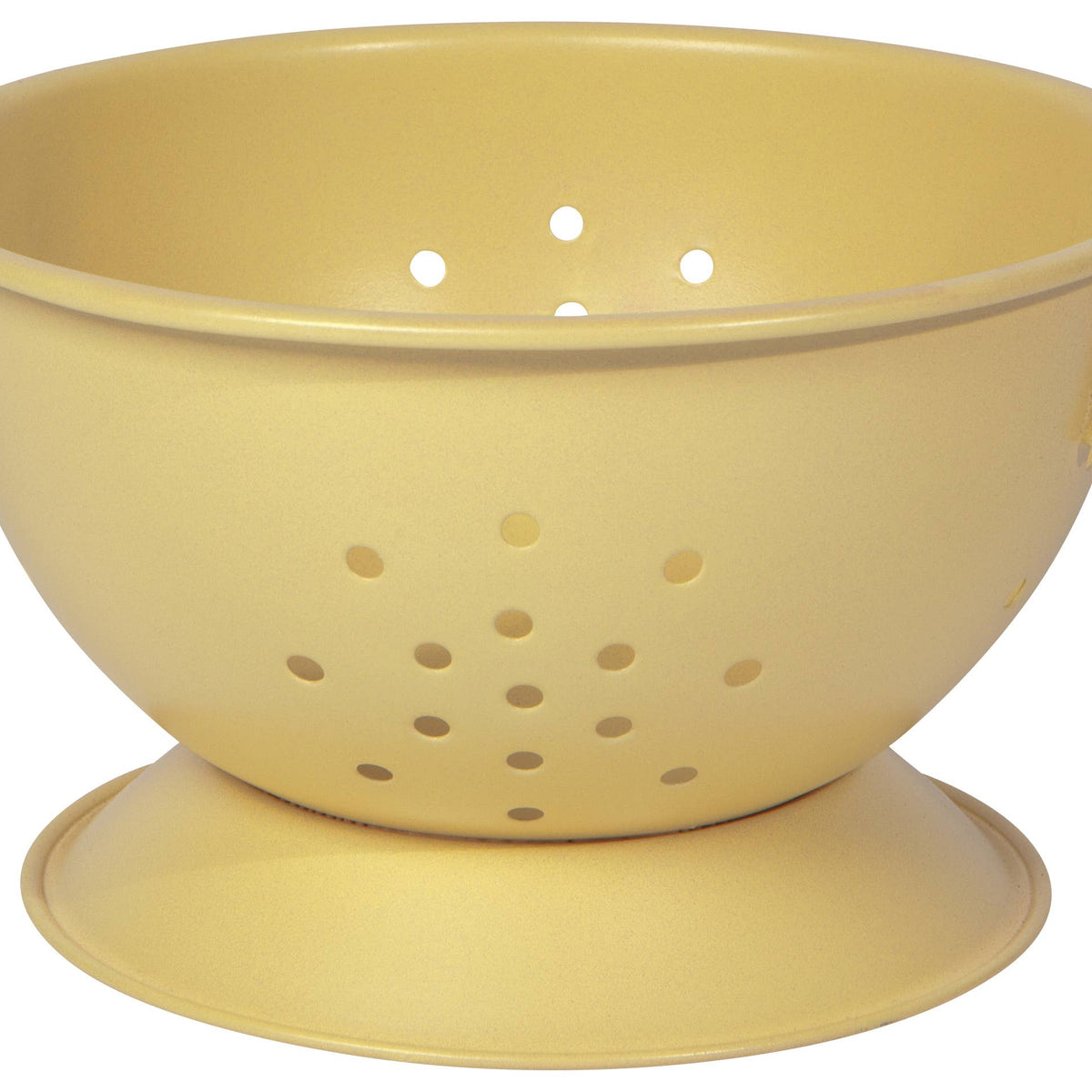 Matte Steel Sunrise Yellow Colander - Small
