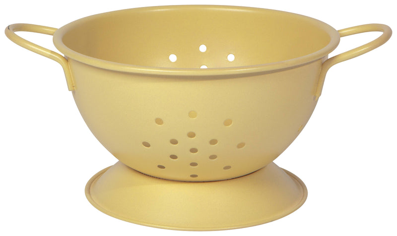 Matte Steel Sunrise Yellow Colander - Small