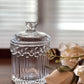 Flower Glass Jar