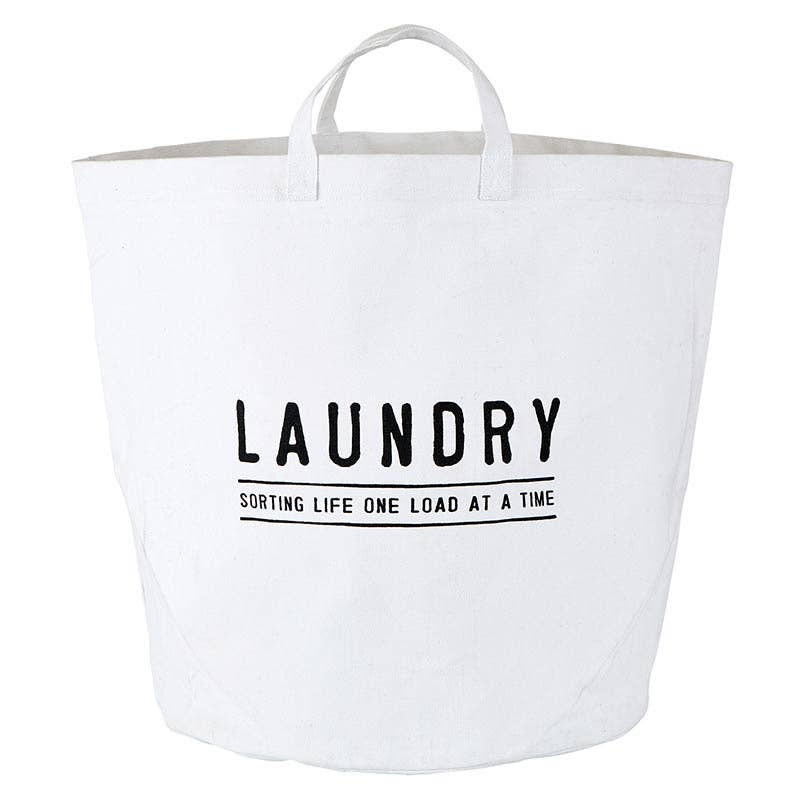Large Laundry Canvas Tote