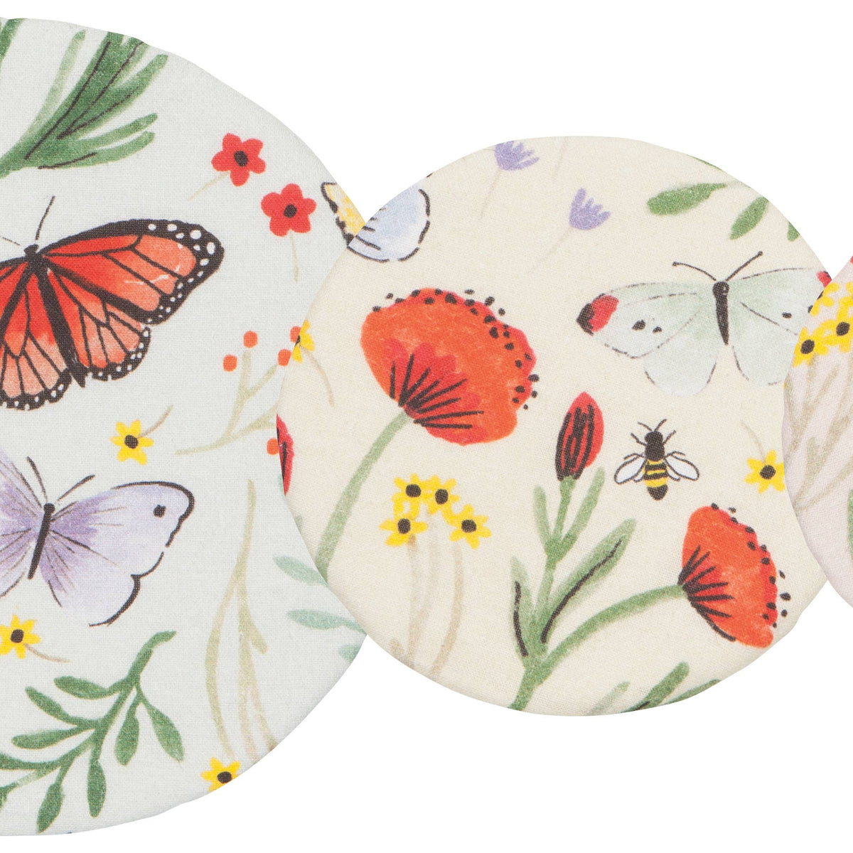 Morning Meadow Mini Bowls Cover | Set of 3
