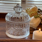 Vintage Crown Glass Jar