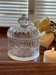 Vintage Crown Glass Jar