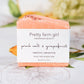 Pink Salt + Grapefruit Cleansing Bar Handmade Tallow and Goat Milk Soap Bar