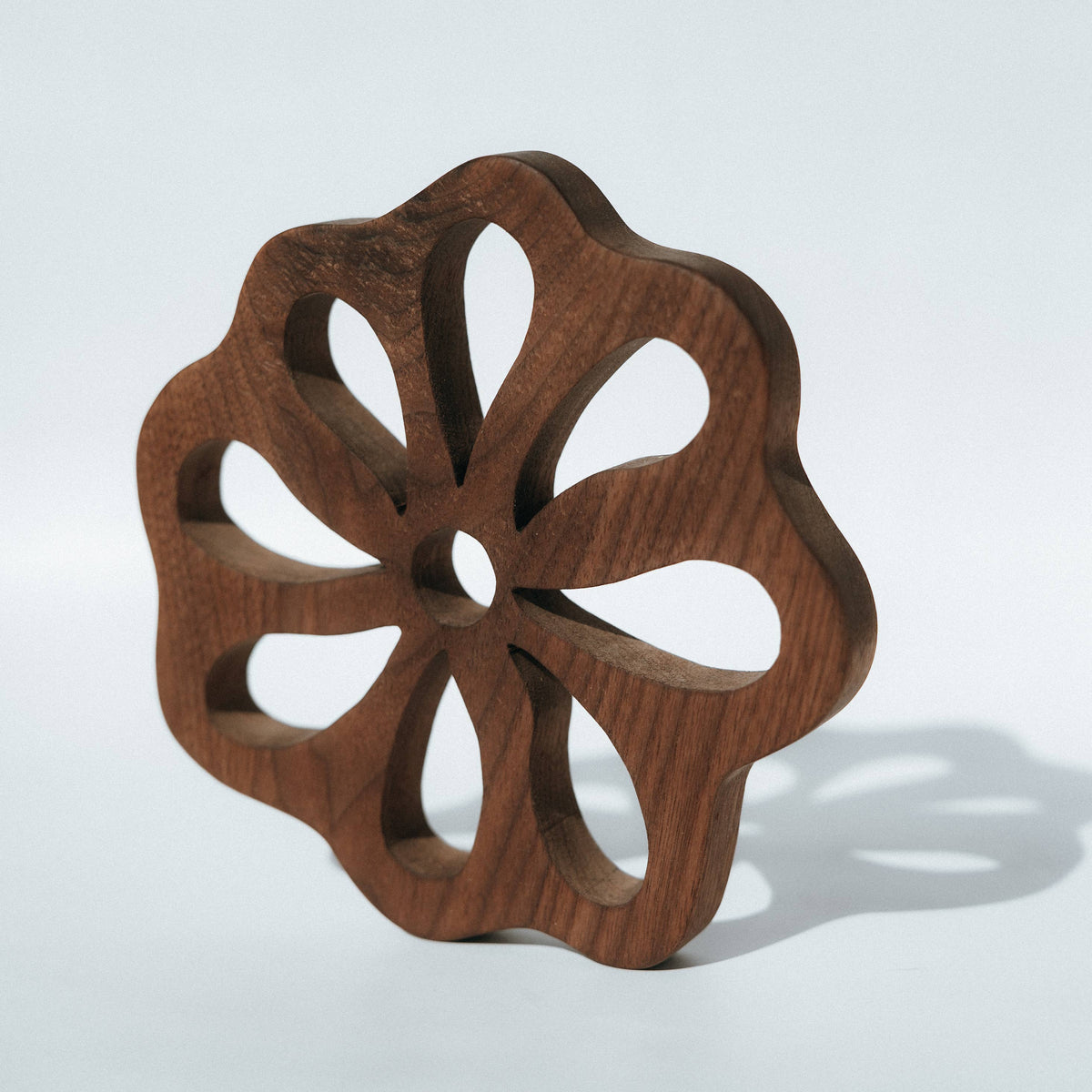 Floral Wood Trivet