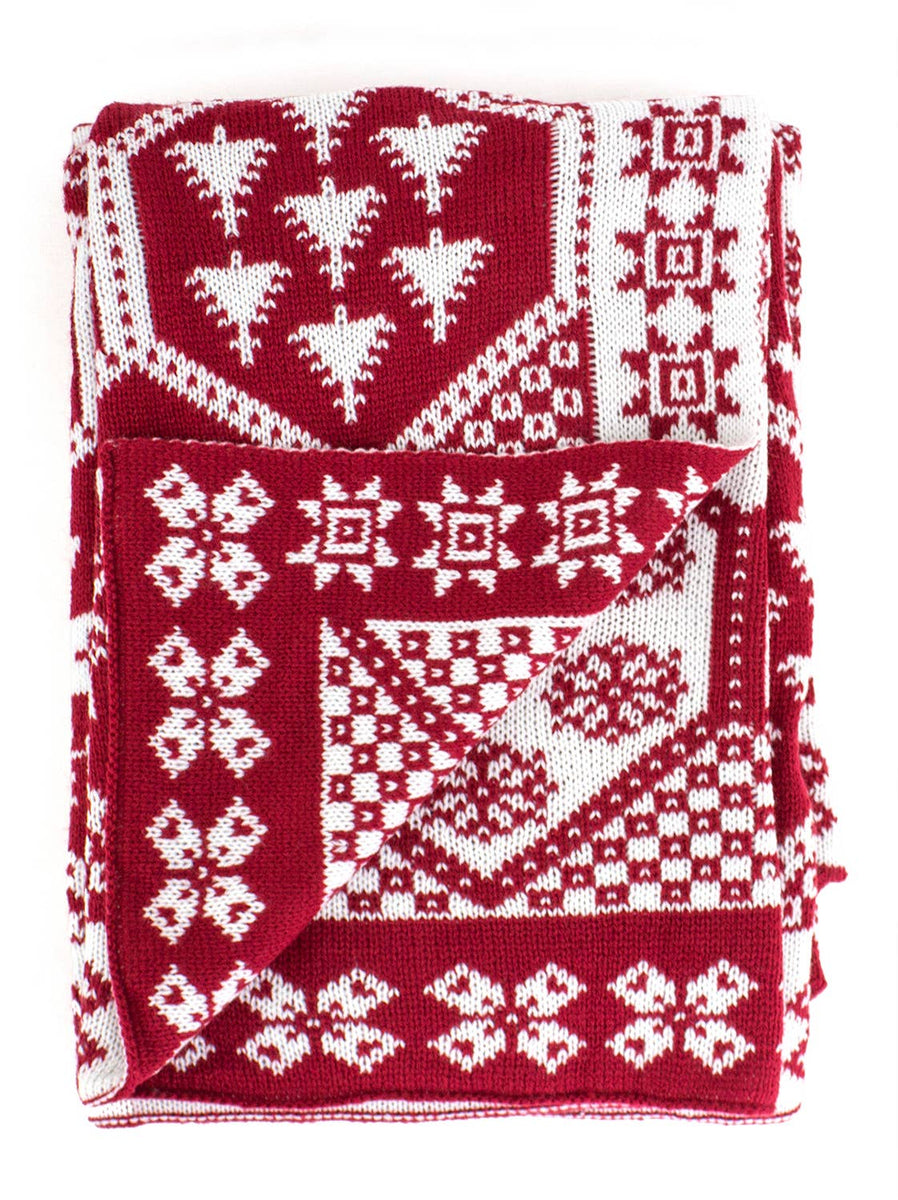 Knit Winter Throw
