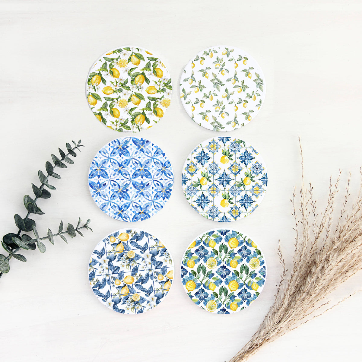 Mediterranean Lemon Coaster