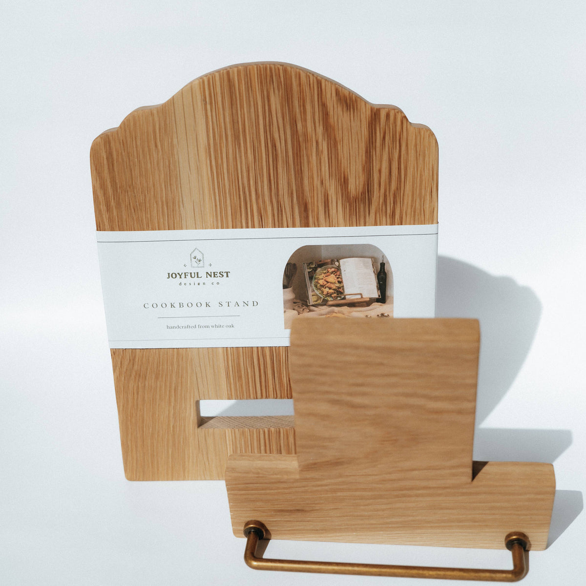 Wooden Cookbook Stand