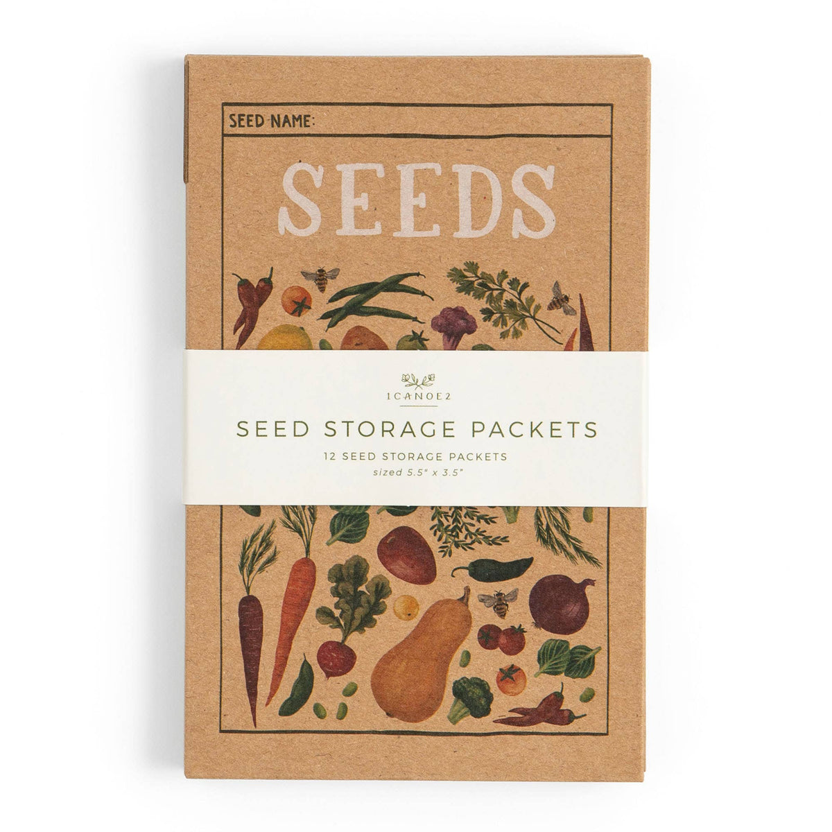 Wildflower Botanicals Tin Seed Storage Box