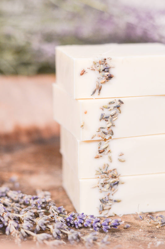 Wild Lavender Handmade Tallow and Goat Milk Soap Bar