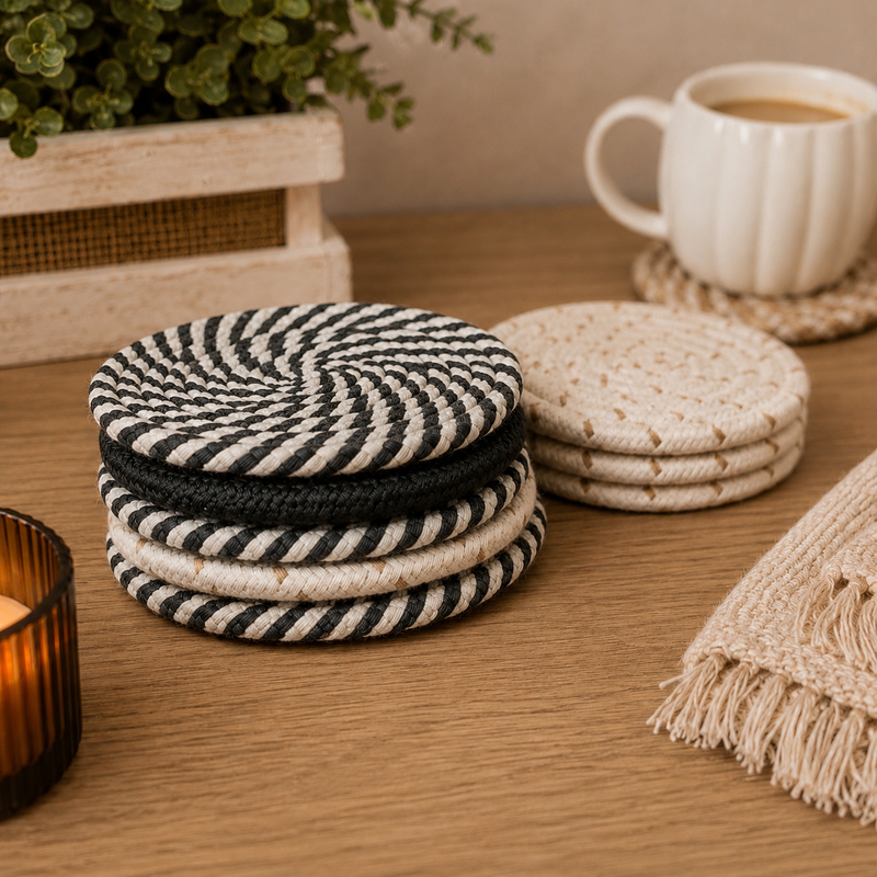 Fall Fabric Coasters