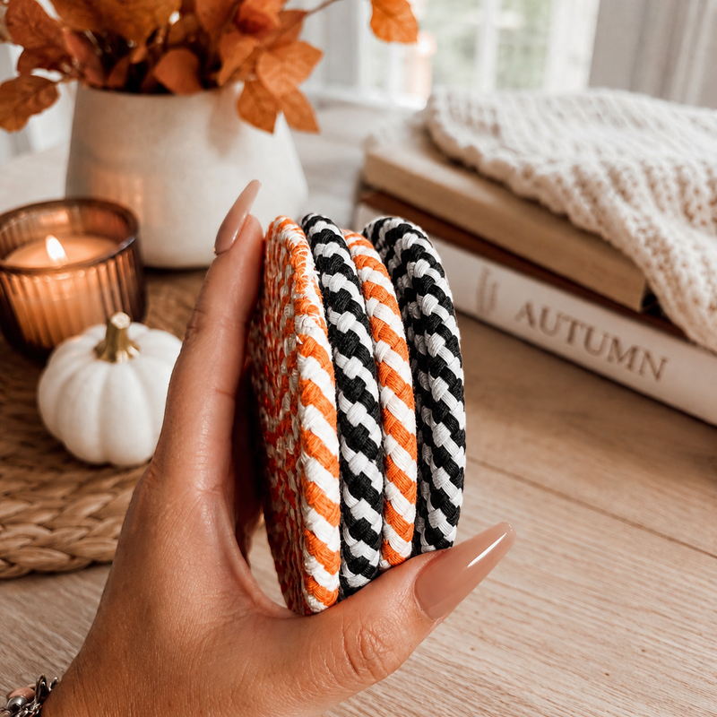 Fall Fabric Coasters