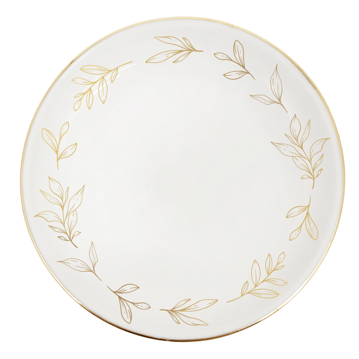 Gold Leaves Jewelry Dish