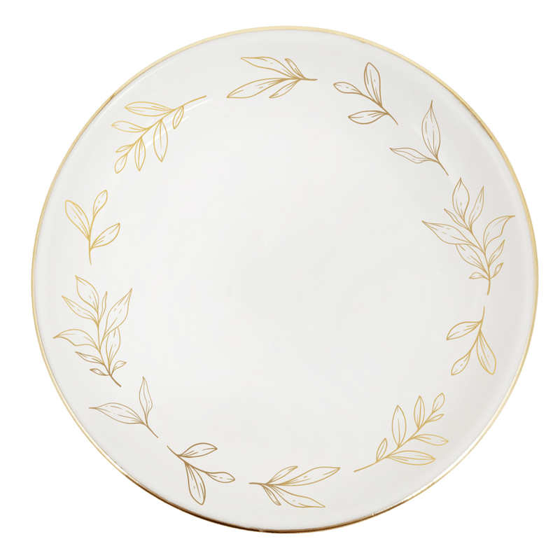 Gold Leaves Jewelry Dish