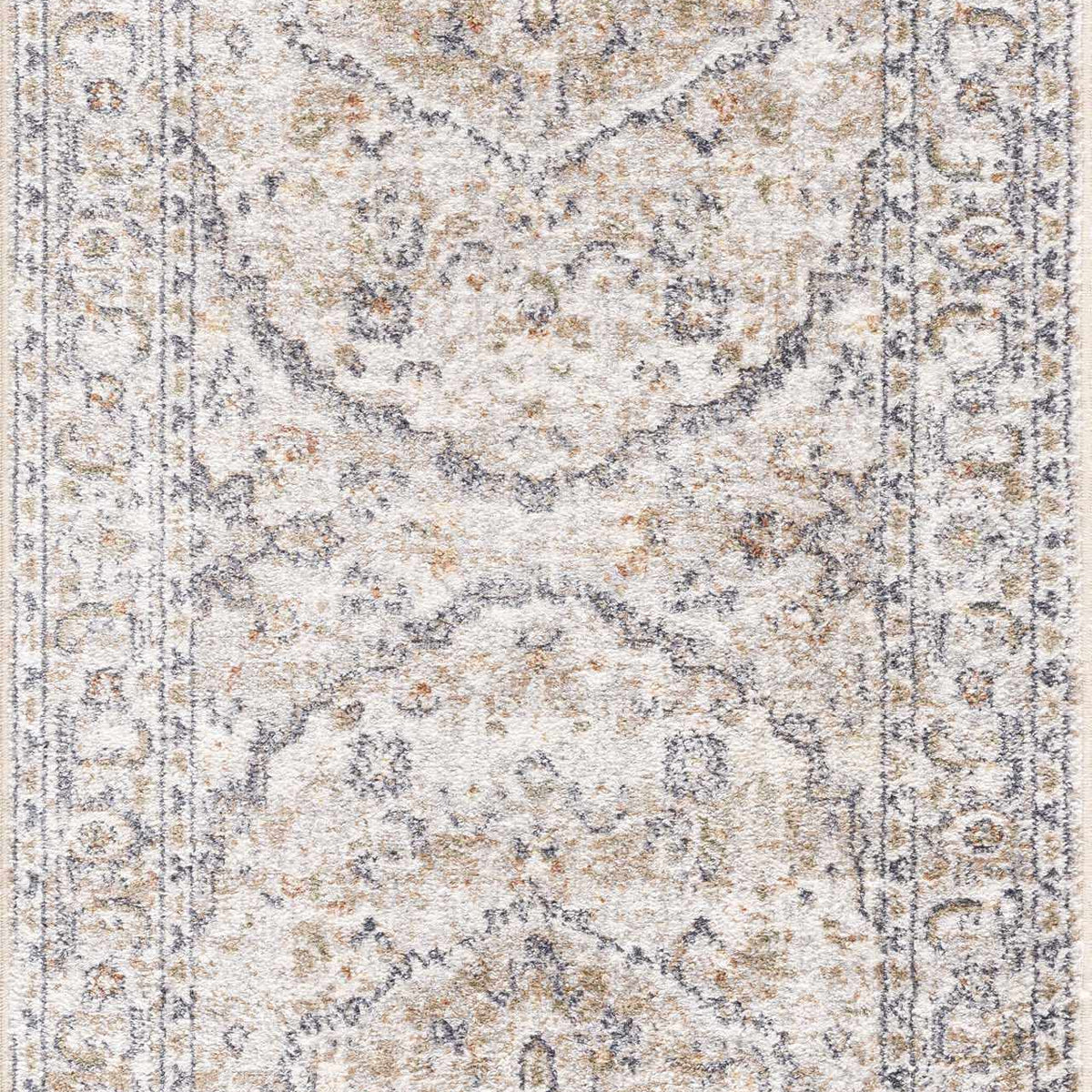 Hiti Cream Flat Pile Washable Rug