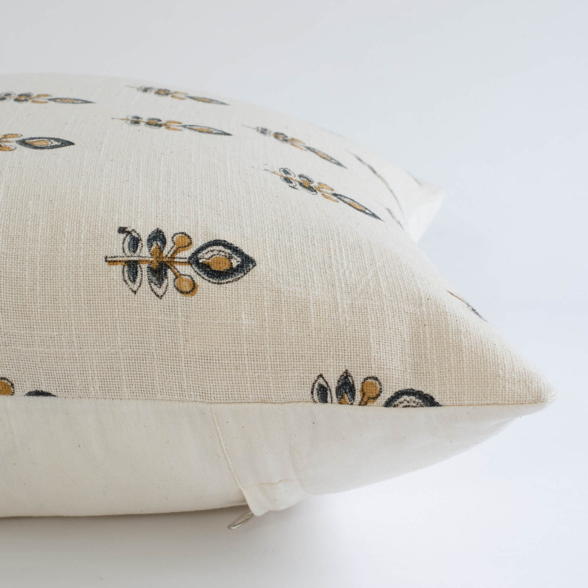 Marla Floral Block Printed Pillow Cover