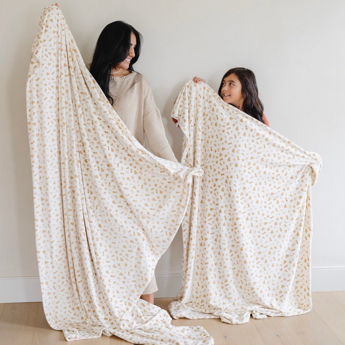 Minky Stretch Throw Blanket
