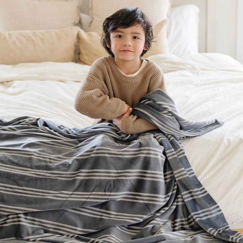 Minky Stretch XL Throw Blanket