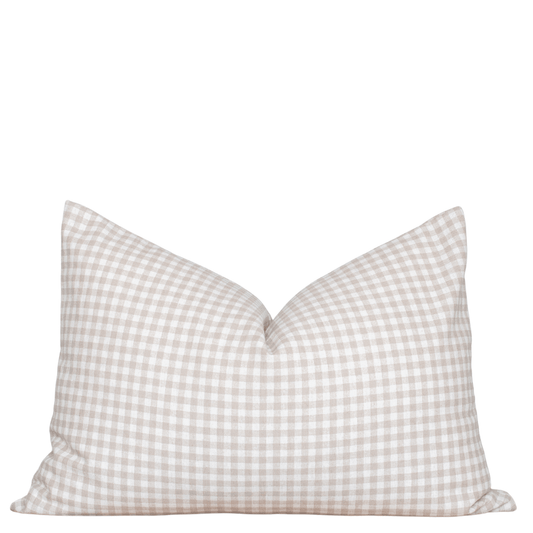 Catalina Gingham Lumbar Pillow Cover