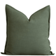 Gávea Solid Color Pillow Cover | Olive Green
