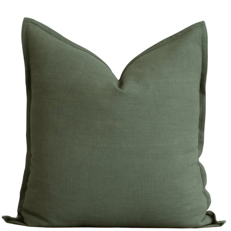 Gávea Solid Color Pillow Cover | Olive Green