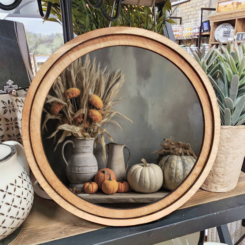 Fall Table Framed Art
