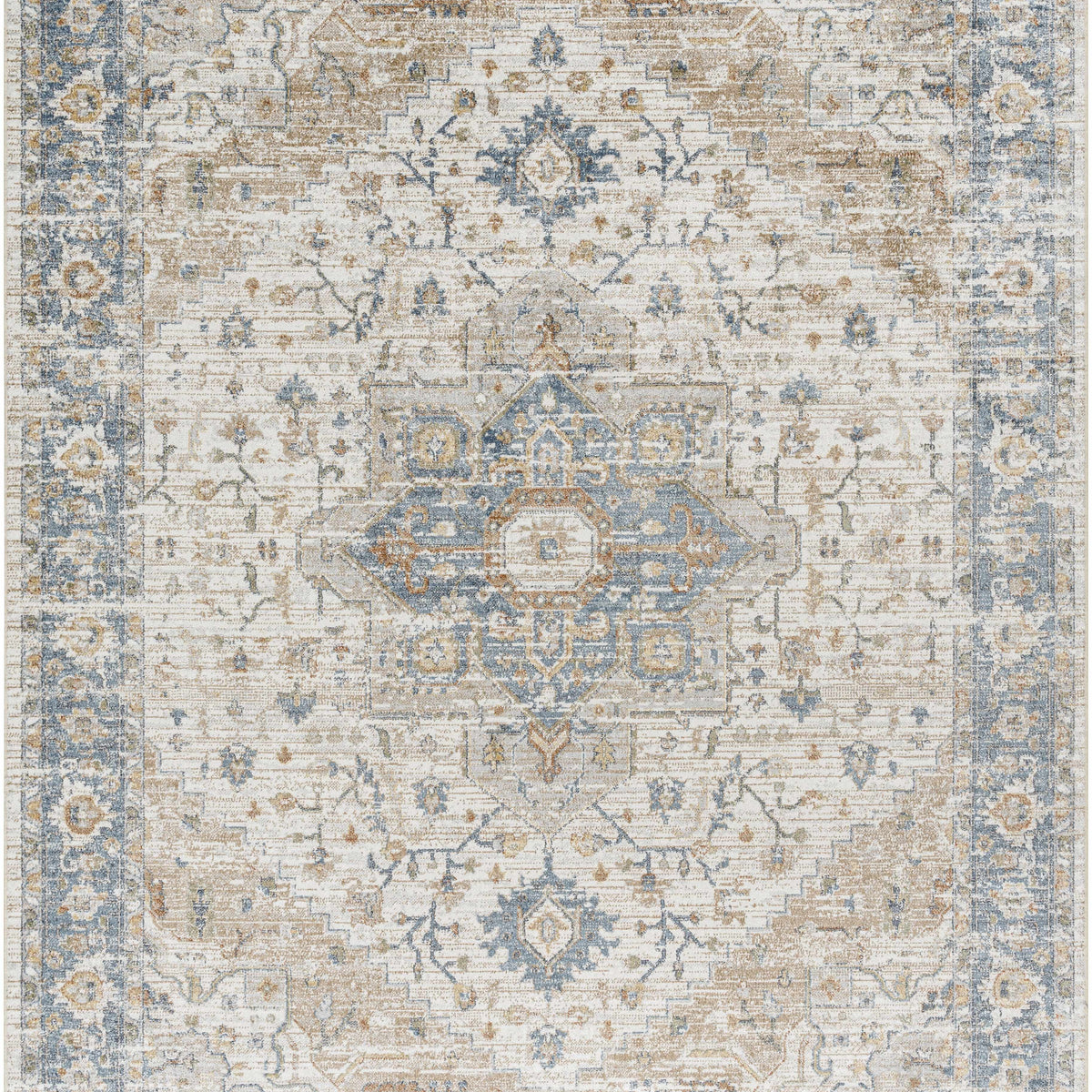 Ezri Cream Washable Area Rug