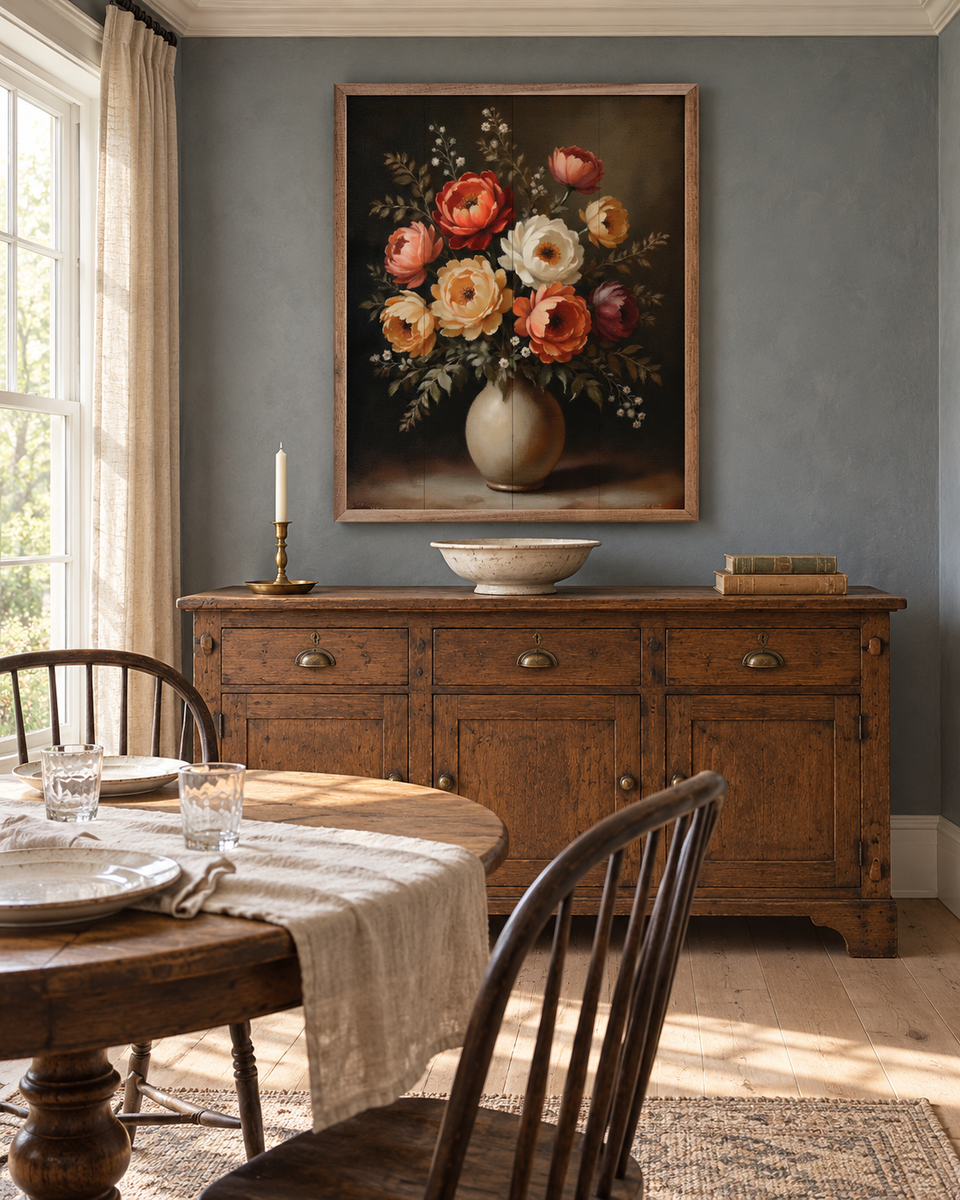 Autumn Bouquet Wood Wall Art