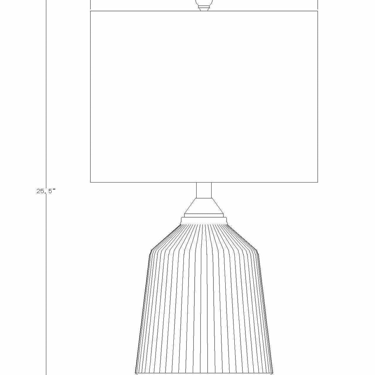 Tramutola White Table Lamp