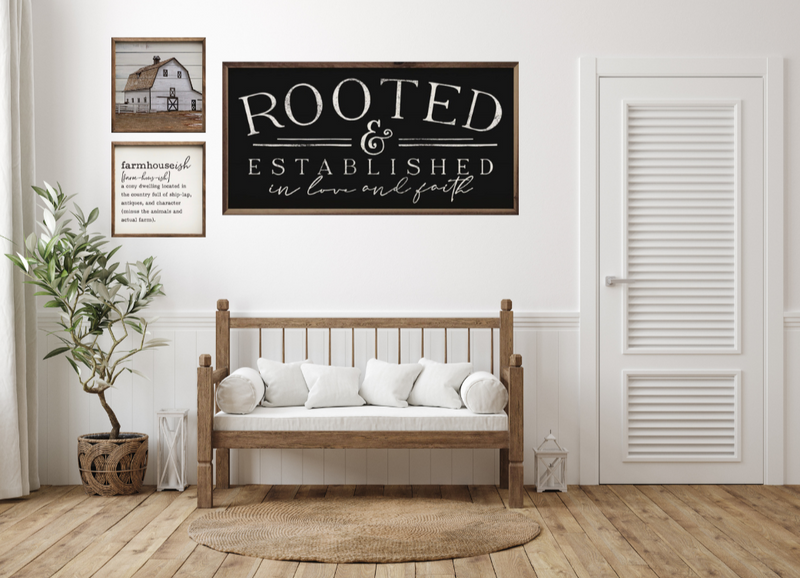 White Barn Sign