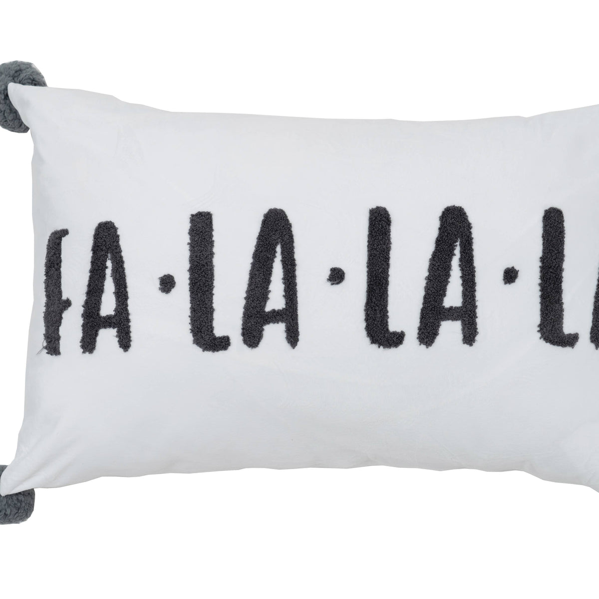 Velvet Pom FA LA LA Pillow