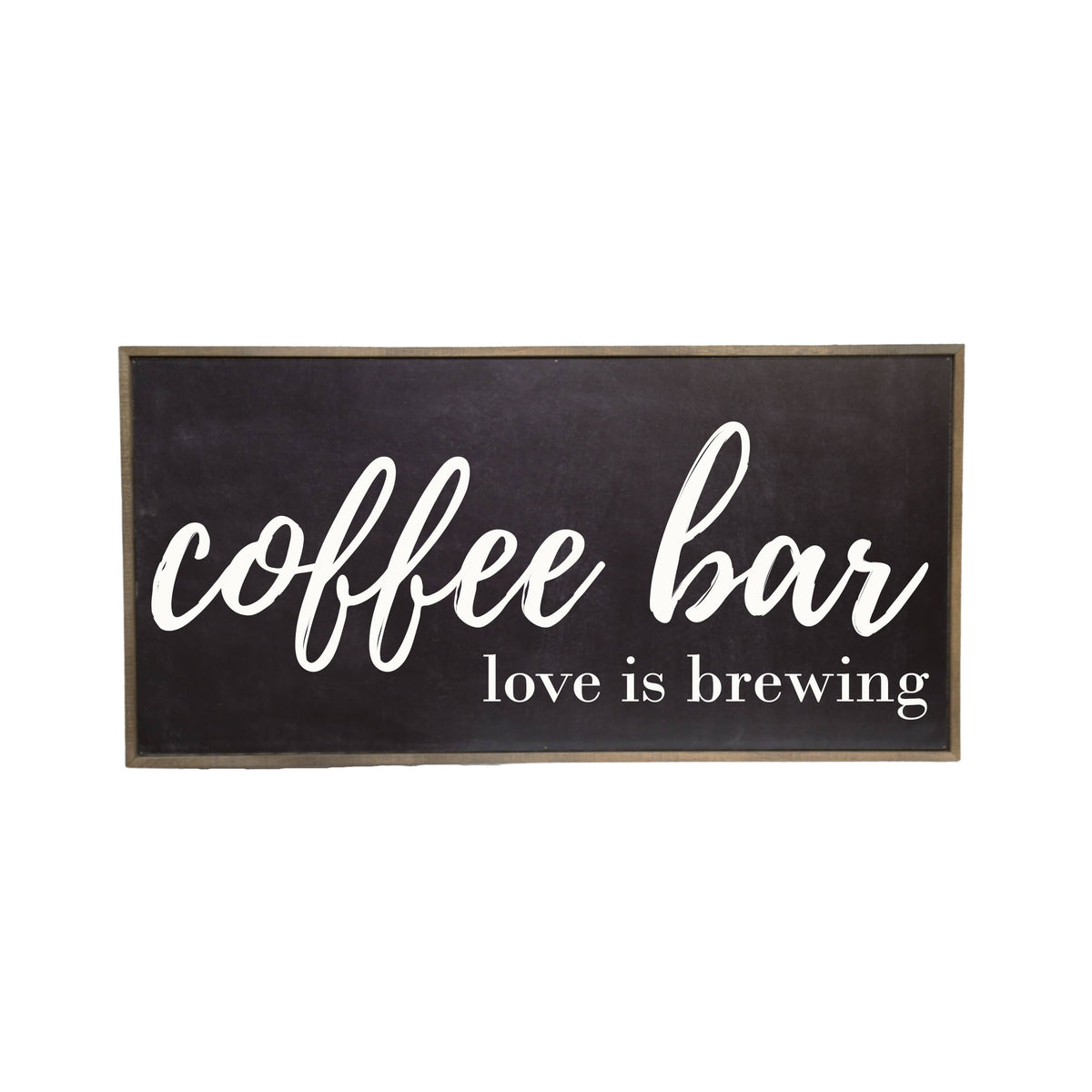 Love is Brewing Coffee Bar Wall Art