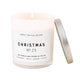 Christmas Soy Candle | White Jar Candle