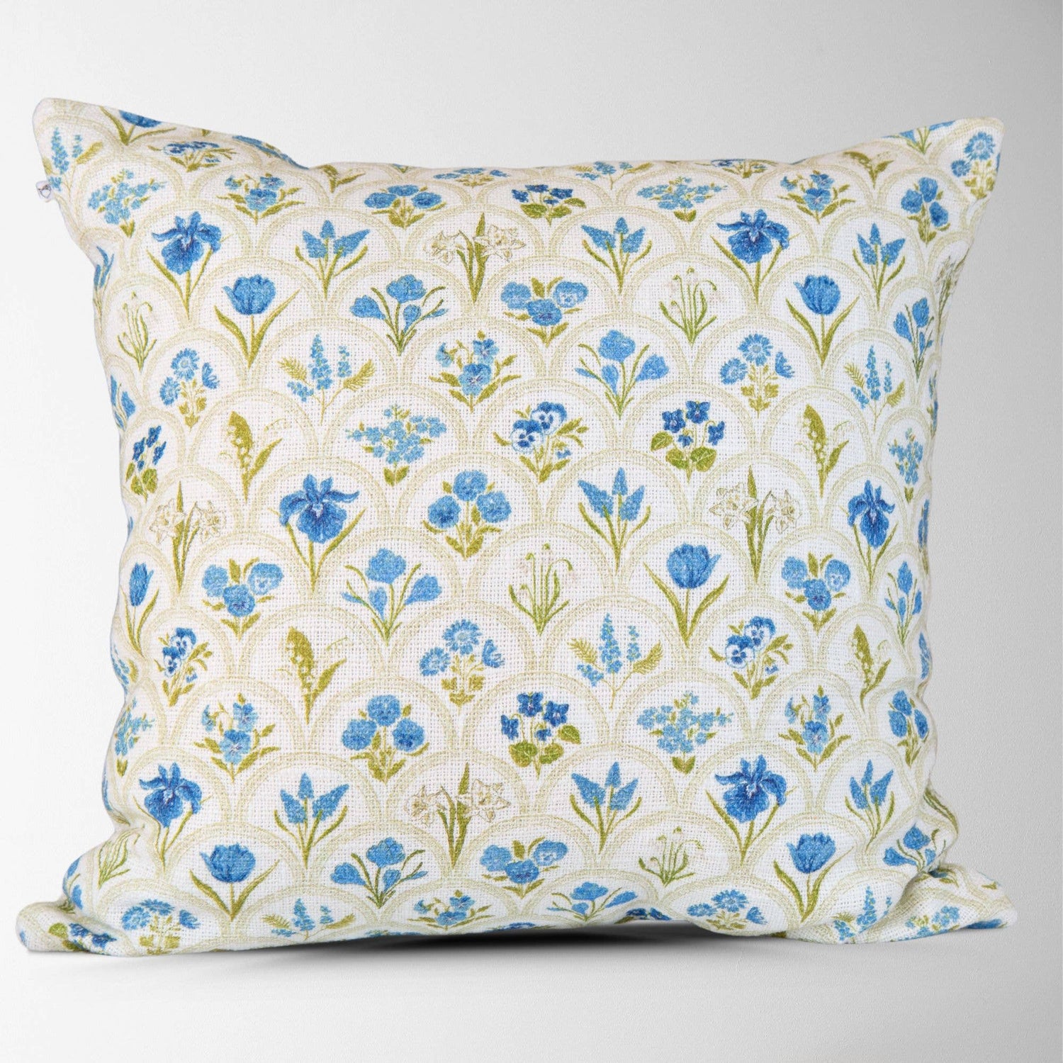 Harlow Hand Drawn Floral Garden Pillow Cover