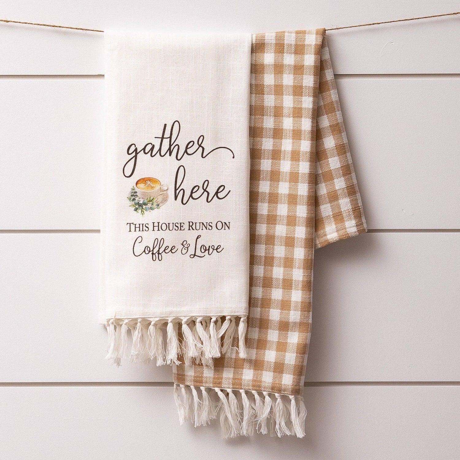 Coffee and Love Tea Towels