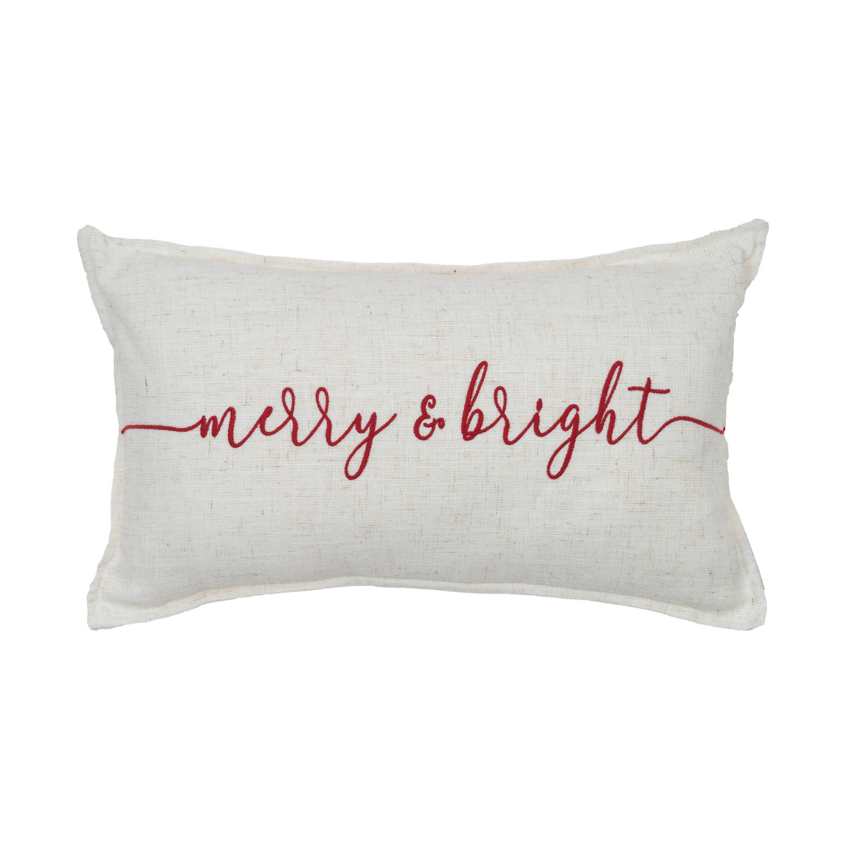 Merry & Bright Linen Pillow