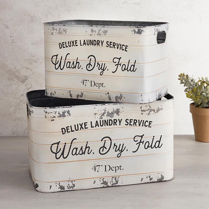 farmhouse laundry room storage