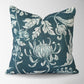 Everly Vintage Peony Block Print Floral Pillow Cover