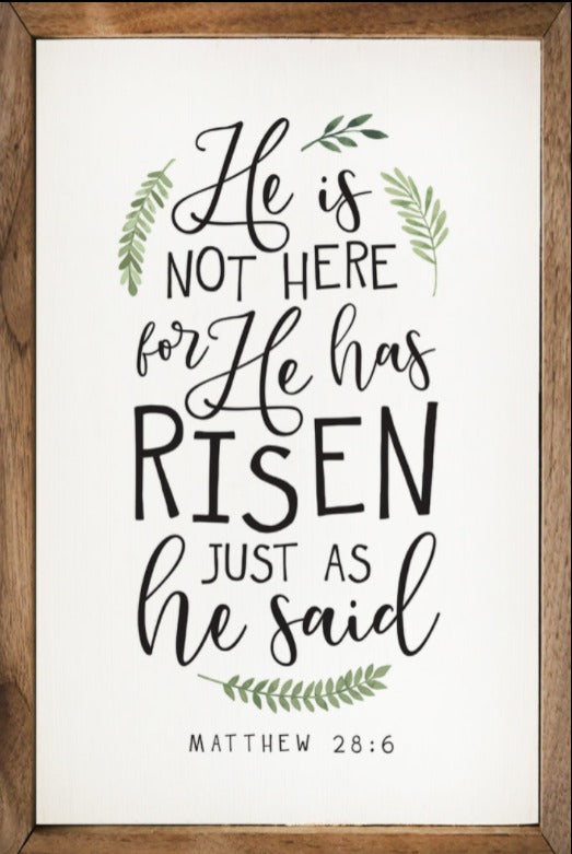 He Has Risen | Matthew 28:6