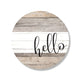 Hello - Whitewash Stripe